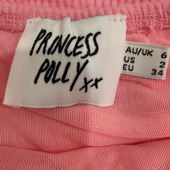 Princess Polly Blush Pink strapless dress. Size US 2 - Picture 4 of 4